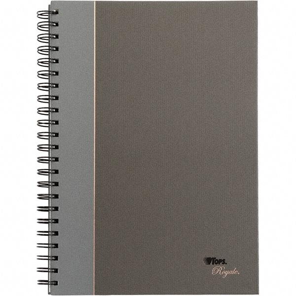 TOPS - 96 Sheet, 8-1/4 x 11-3/4", Legal/Wide (Style) Business Notebook - Black & Gray - Exact Tool & Supply