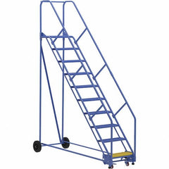 Vestil - 130" High 350 Lb Capacity 10 Step Ladder - Exact Tool & Supply
