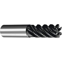 Sandvik Coromant - 16mm, 6 Flute, Solid Carbide, 3mm Corner Chamfer End Mill - 42° Helix, 34mm LOC - Exact Tool & Supply