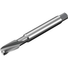 Sandvik Coromant - 3 Flute 3B Spiral Flute Tap - Powdered Metal High Speed Steel, AlCrN Finish - Exact Tool & Supply