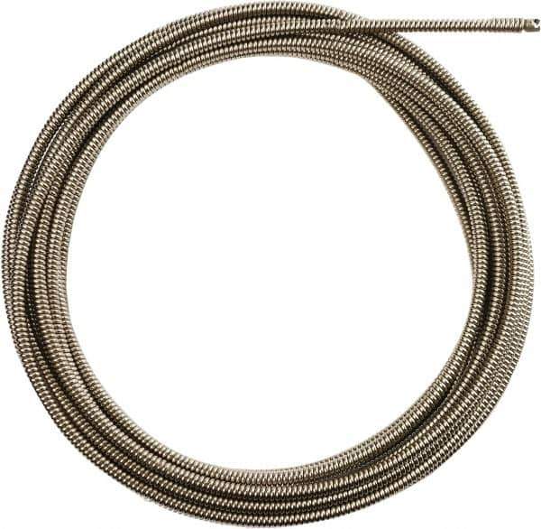 Milwaukee Tool - 1/2" x 50' Drain Cleaning Machine Cable - Inner Core, 1-1/4" to 2-1/2" Pipe, Use with Milwaukee Drain Cleaning Tools - Exact Tool & Supply