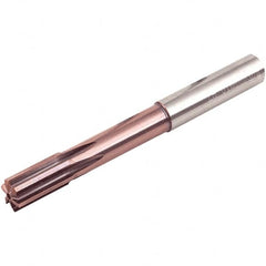 Iscar - 10mm Solid Carbide 6 Flute Chucking Reamer - Exact Tool & Supply