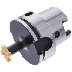Iscar - Multimaster 40mm HSK40A Taper Shank Milling Tip Insert Holder & Shank - T06 Neck Thread - Exact Tool & Supply