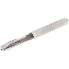 Iscar - M4.5x0.75 Metric Coarse 3 Flute 6H Plug Spiral Flute Tap - Cobalt, Uncoated, 70mm OAL, Right Hand Flute, Right Hand Thread, Series TPG M - Exact Tool & Supply