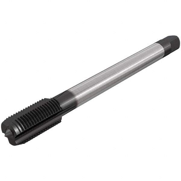 Iscar - M12x1.25 Metric Fine 3 Flute 6HX Modified Bottoming Spiral Flute Tap - High Speed Steel, 100mm OAL, Right Hand Flute, Right Hand Thread, Series TPST M - Exact Tool & Supply