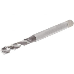 Iscar - M10x1.00 Metric Fine 3 Flute 6HX Modified Bottoming Spiral Flute Tap - High Speed Steel, 90mm OAL, Right Hand Flute, Right Hand Thread, Series TPST M - Exact Tool & Supply