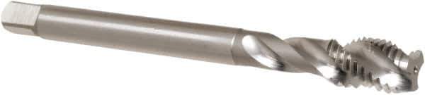 Iscar - M12x1.75 Metric Coarse 3 Flute 6H Modified Bottoming Spiral Flute Tap - Cobalt, Uncoated, 110mm OAL, Right Hand Flute, Right Hand Thread, Series TPS M - Exact Tool & Supply