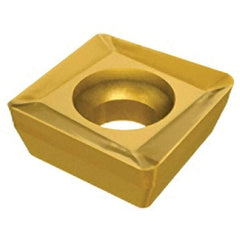 Iscar - SPMT100408 M Grade IC330 Carbide Milling Insert - TiCN/TiN Finish, 4.23mm Thick, 1/32" Corner Radius - Exact Tool & Supply