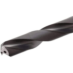 Iscar - 6mm 140° Solid Carbide Jobber Drill - TiAlN Finish, Right Hand Cut, Spiral Flute, Straight Shank, 82mm OAL, Standard Point - Exact Tool & Supply