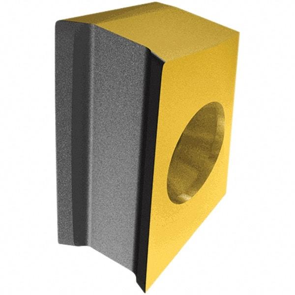 Iscar - SEMT1404 ATR Grade IC810 Carbide Milling Insert - AlTiN/TiN Finish, 4.95mm Thick, 0.5mm Corner Radius - Exact Tool & Supply