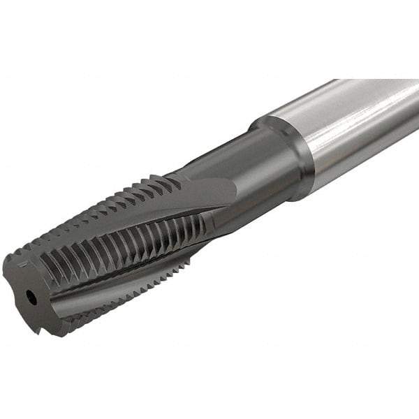 Iscar - M24x2.00 ISO, 20mm Cutting Diam, 6 Flute, Solid Carbide Helical Flute Thread Mill - Internal Thread, 56mm LOC, 105mm OAL, 20mm Shank Diam - Exact Tool & Supply