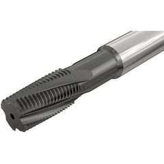 Iscar - M14x1.00 ISO, 12mm Cutting Diam, 4 Flute, Solid Carbide Helical Flute Thread Mill - Internal Thread, 38mm LOC, 84mm OAL, 12mm Shank Diam - Exact Tool & Supply
