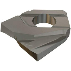 Iscar - HCCD120-R2.0 QF Grade IC908 Carbide Milling Insert - TiAlN Finish, 2.6mm Thick, 2mm Corner Radius - Exact Tool & Supply