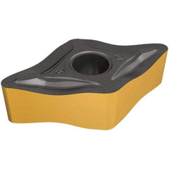 Iscar - DNMX444 Grade IC8150 Carbide Turning Insert - TiCN/Al2O3/TiN Finish, 55° Diamond, 1/2" Inscr Circle, 1/4" Thick, 1.6mm Corner Radius - Exact Tool & Supply