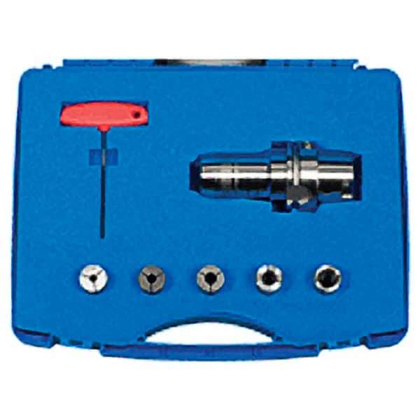 Iscar - 7 Piece, Hydraulic Collet Chuck Kit - Exact Tool & Supply