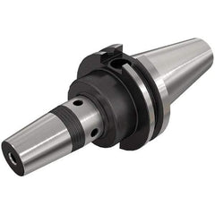 Iscar - 40mm Shank Diam, 1" Hole Diam, CAT40 Taper Shank Shrink Fit Tool Holder & Adapter - 4" Projection, 2.283" Clamping Depth - Exact Tool & Supply