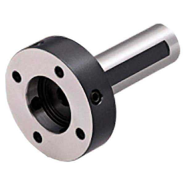 Iscar - 1" Drive, Center Alignment Shank - 100mm OAL, Use with ER Collet Chuck - Exact Tool & Supply