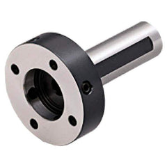 Iscar - 1" Drive, Center Alignment Shank - 100mm OAL, Use with ER Collet Chuck - Exact Tool & Supply