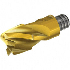 Iscar - MM ET CF Grade IC908 Carbide End Milling Tip Insert - TiAlN Finish, 8 Flutes, 11mm Cutting Diam, 3.5mm Depth of Cut, 16.5mm Extension, 0.039" Cnr Rad - Exact Tool & Supply