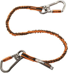 Ergodyne - 38" Tool Lanyard - Carabiner Connection, 60" Extended Length, Orange - Exact Tool & Supply