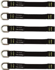 Ergodyne - 5-1/2" Tool Tether - Sealing Tape Connection, 6" Extended Length, Black - Exact Tool & Supply