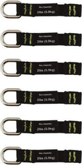 Ergodyne - 3-1/2" Tool Tether - Sealing Tape Connection, 4" Extended Length, Black - Exact Tool & Supply