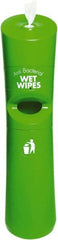 Addgards - Green Polyethylene Manual Wipe Dispenser - Exact Tool & Supply