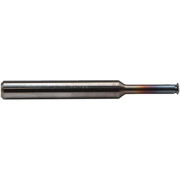 Emuge - 32 Max TPI, Internal Single Profile Thread Mill - 0.492" Cut Diam, 3/16" Shank Diam, 3 Flute, 1-3/4" OAL, TiCN Finish - Exact Tool & Supply