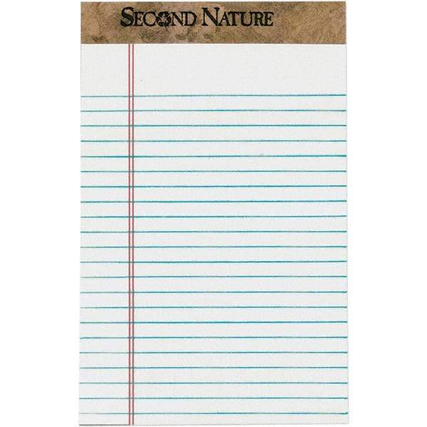 TOPS - 50 Sheet, 5 x 8", Jr. Legal (Style) Legal Pad - White - Exact Tool & Supply