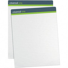 Universal One - 50 Sheet, 27 x 34", Easel Pad - White - Exact Tool & Supply