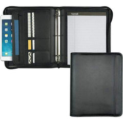 Samsill - 50 Sheet, 8-1/2 x 11", Writing Pad - Black - Exact Tool & Supply