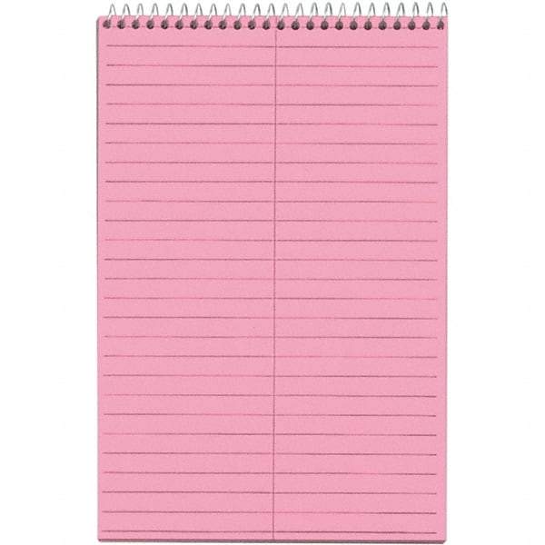 TOPS - 80 Sheet, 6 x 9", Gregg Steno Book - Pink - Exact Tool & Supply