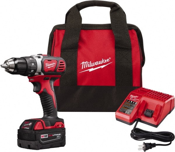Milwaukee Tool - 18V 1/2" Pistol Grip Cordless Drill - Exact Tool & Supply