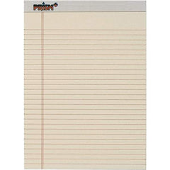 TOPS - 50 Sheet, 8-1/2 x 11-3/4", Legal/Wide (Style) Legal Pad - Pastel Ivory - Exact Tool & Supply