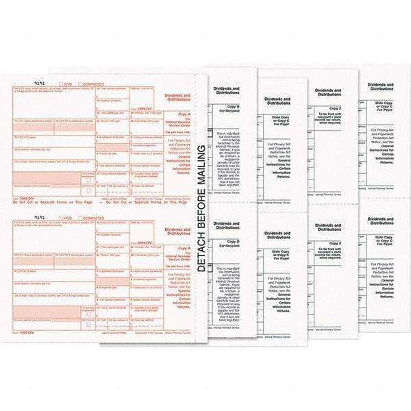 TOPS - 24 Sheet, 8-1/2 x 11", Form - White - Exact Tool & Supply