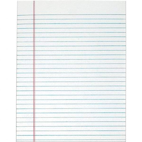 TOPS - 50 Sheet, 8-1/2 x 11", Legal/Wide (Style) Legal Pad - White - Exact Tool & Supply