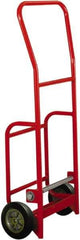 Valley Craft - 800 Lb Capacity 53" OAH Hand Truck - Loop Handle, Steel, Hard Rubber Wheels - Exact Tool & Supply