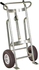 Valley Craft - 800 Lb Load Capacity, 30 & 55 Gal Drum Hand Truck - For 30 Gal & 55 Gal Drums - Exact Tool & Supply
