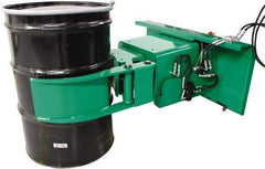 Valley Craft - 2,000 Lb Load Capacity, 30, 55 & 85 Gal Forklift Drum Rotator - For 30 Gal, 55 Gal & 85 Gal Drums - Exact Tool & Supply