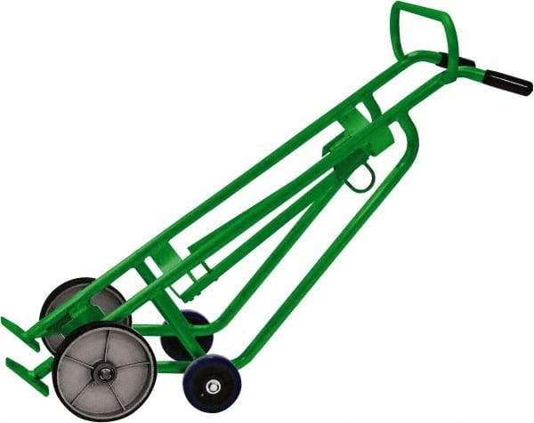 Valley Craft - 1,000 Lb Load Capacity, 30 & 55 Gal Drum Hand Truck - For 30 Gal & 55 Gal Drums - Exact Tool & Supply