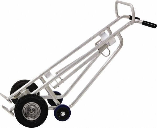 Valley Craft - 1,000 Lb Load Capacity, 30 & 55 Gal Drum Hand Truck - For 30 Gal & 55 Gal Drums - Exact Tool & Supply
