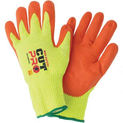 MCR Safety - Size XL, ANSI Cut Lvl A6, Puncture Lvl 4, Abrasion Lvl 6, Nitrile Coated Synthetic Cut Resistant Gloves - Exact Tool & Supply