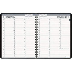 House of Doolittle - 104 Sheet, 8-1/2 x 11", Weekly Planner - Blue - Exact Tool & Supply