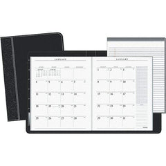 AT-A-GLANCE - 24 Sheet, 9 x 11", Monthly Padfolio - Black & White - Exact Tool & Supply