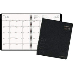 AT-A-GLANCE - 24 Sheet, 8-7/8 x 11", Monthly Planner - Graphite - Exact Tool & Supply