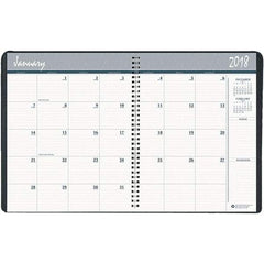 House of Doolittle - 24 Sheet, 8-1/2 x 11", Monthly Planner - Blue - Exact Tool & Supply