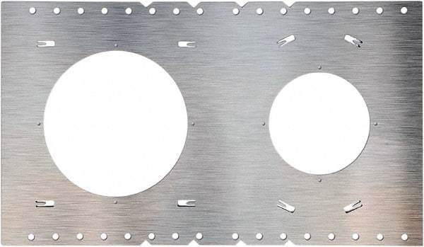 Philips - Aluminum Silver Light Fixture Plate - For Use with FDL Flat Down Lights - Exact Tool & Supply