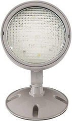 Philips - 1 Head, 3.6V, Thermoplastic, LED Emergency Light - 2 Watts, 7" Long x 7" High x 7" Wide, Battery Not Included - Exact Tool & Supply