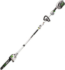 EGO Power Equipment - 56 Volt, 15 m/sec, Battery Powered Chainsaw - 10" Guide Bar Length, 3/8" Chain Pitch, 0.43 Chain Gauge - Exact Tool & Supply