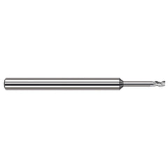 Harvey Tool - Square End Mills; Mill Diameter (Decimal Inch): 0.0500 ; Length of Cut (mm): 1.9000 ; Length of Cut (Decimal Inch): 0.0750 ; Material: Solid Carbide ; Finish/Coating: Uncoated ; Shank Diameter (Inch): 1/8 - Exact Tool & Supply